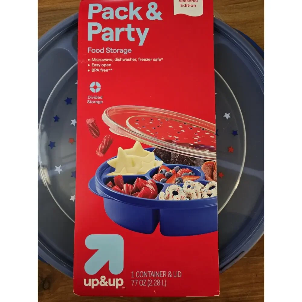 Up & Up Pack & Party Food Storage Seasonal Edition Divided Snack Tray S33